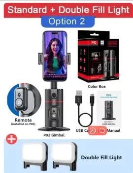 COOL DIER 2024 360° Rotation Gimbal Stabilizer for Smartphone