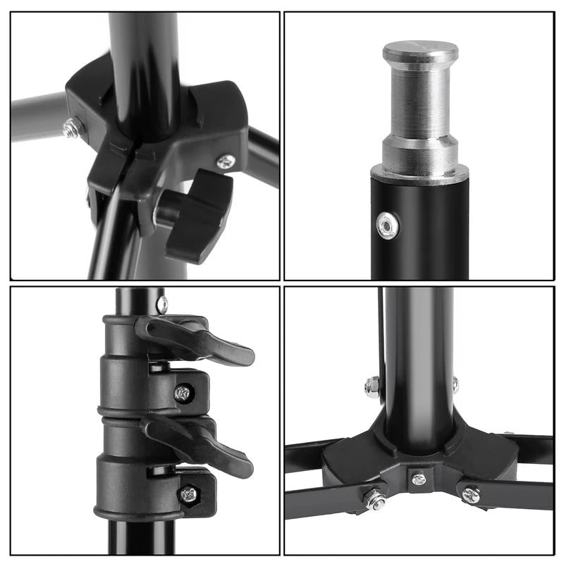 2.6X3M Photography Kit Photo Studio Softbox With Backdrops Tripod Non-Woven Fabric Suitable For Photos Home Photo Graphy