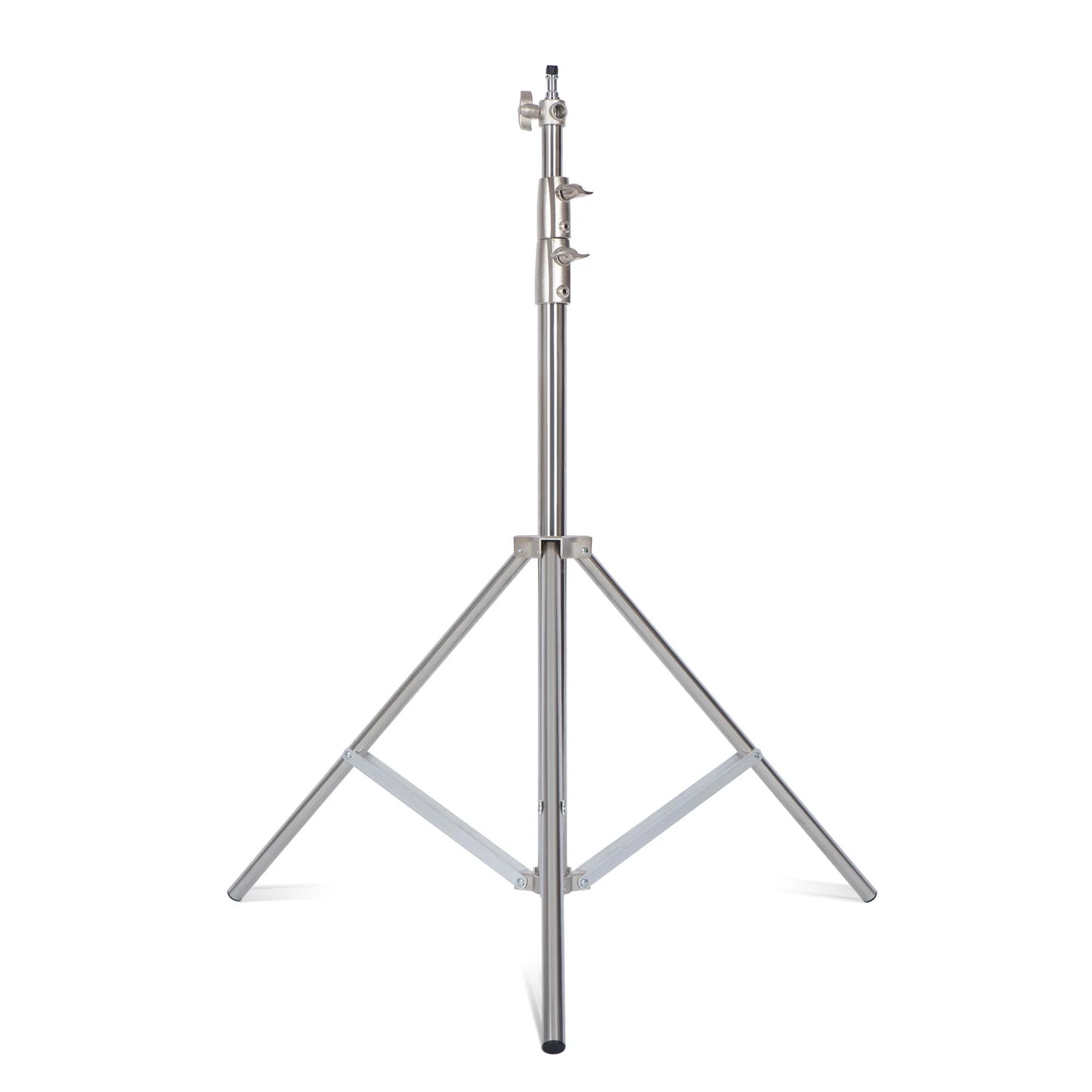 SH 280cm Stainless Steel Light Stand Photography Stand for Photo Video Lighting Spring Cushioned Heavy Duty Stand Tripod