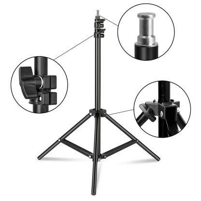 2.6X3M Photography Kit Photo Studio Softbox With Backdrops Tripod Non-Woven Fabric Suitable For Photos Home Photo Graphy