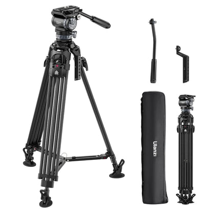 Ulanzi Video Fast Heavy Duty Carbon Fiber/Aluminum Tripod 10KG Load Capacity for Outdoor Photograph Professional Camera Tripod