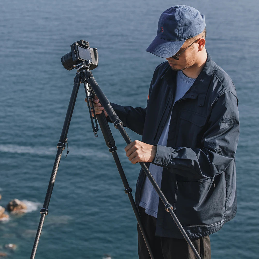 Ulanzi Falcam TreeRoot Quick Lock Travel Tripod M40 High Modulus Carbon Fiber with F38 Pro Quick Release Maximum Height 1552mm