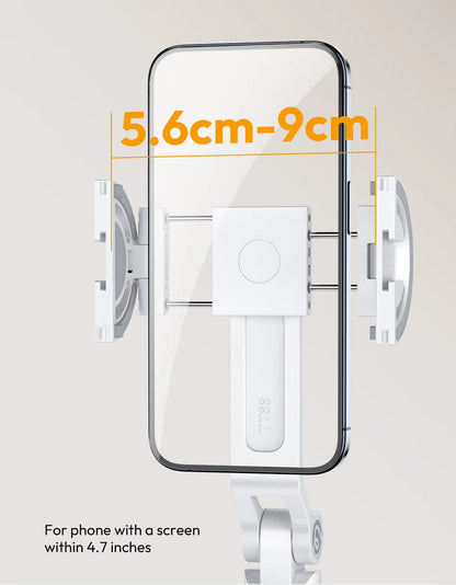 Ulanzi TT88 Overhead Selfie Stick 1.44M with MagSafe Clamp Photograph Tripod 360° Panoramic Shooting for Phone Livestream Vlog