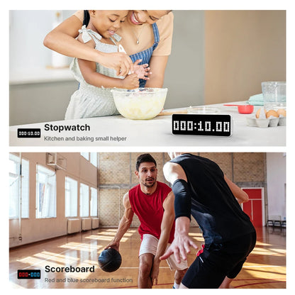 Ulanzi TC001 Smart Pixel Clock Youtube Followers Simultaneous Weather Forecast Function Pixelated Message Display