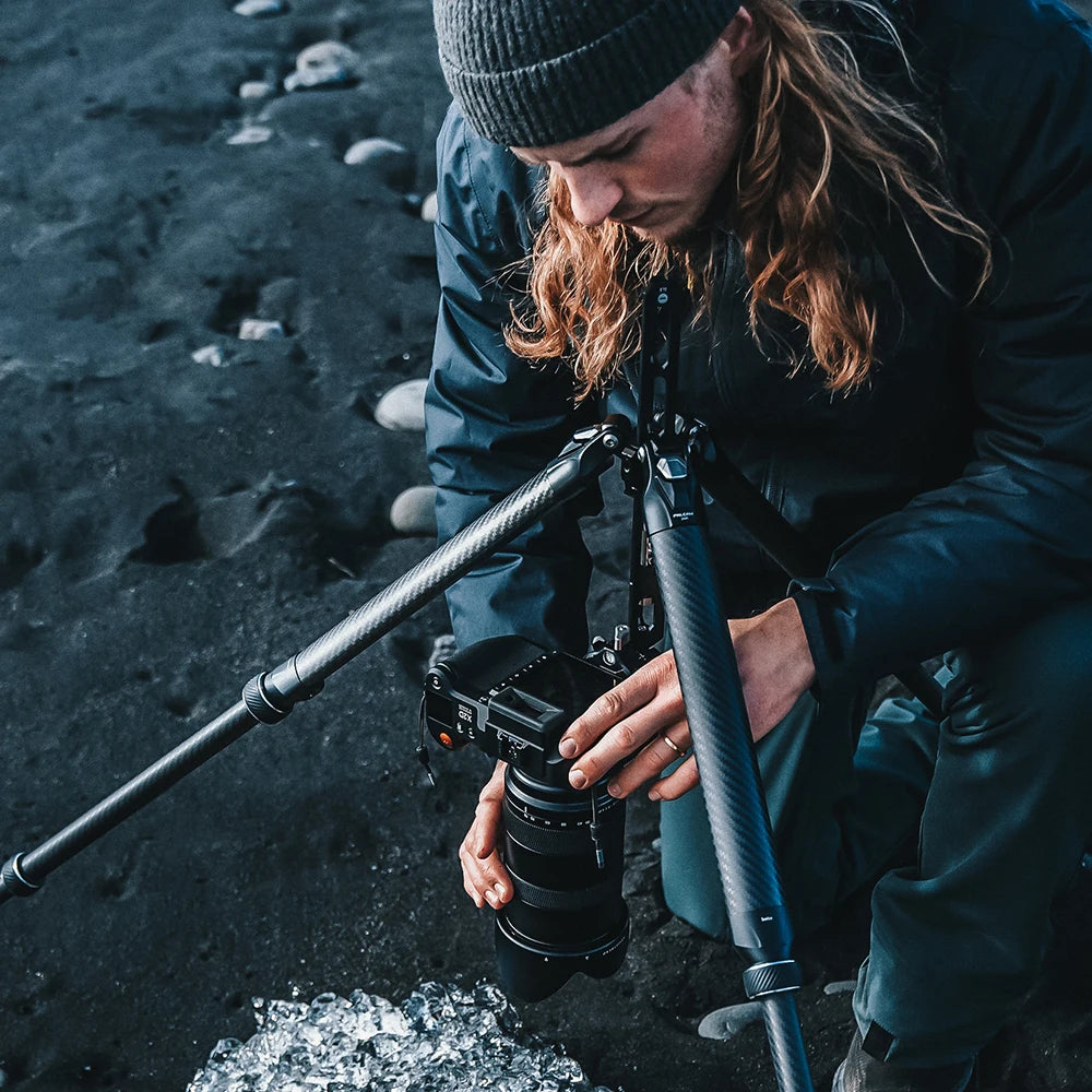 Ulanzi Falcam TreeRoot Quick Lock Travel Tripod M40 High Modulus Carbon Fiber with F38 Pro Quick Release Maximum Height 1552mm