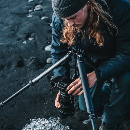 Ulanzi Falcam TreeRoot Quick Lock Travel Tripod M40 High Modulus Carbon Fiber with F38 Pro Quick Release Maximum Height 1552mm