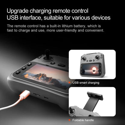 V168 Max Mini Drone Screen Ccontrol 8K HD Dual Cameras Remote 5G WIFI FPV Remote Control Portable Obstacle Avoidance Drone