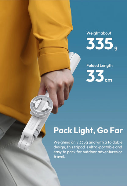 Ulanzi TT88 Overhead Selfie Stick 1.44M with MagSafe Clamp Photograph Tripod for Phone Livestreaming Vlog with Remote Control