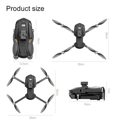 V168 Max Mini Drone Screen Ccontrol 8K HD Dual Cameras Remote 5G WIFI FPV Remote Control Portable Obstacle Avoidance Drone