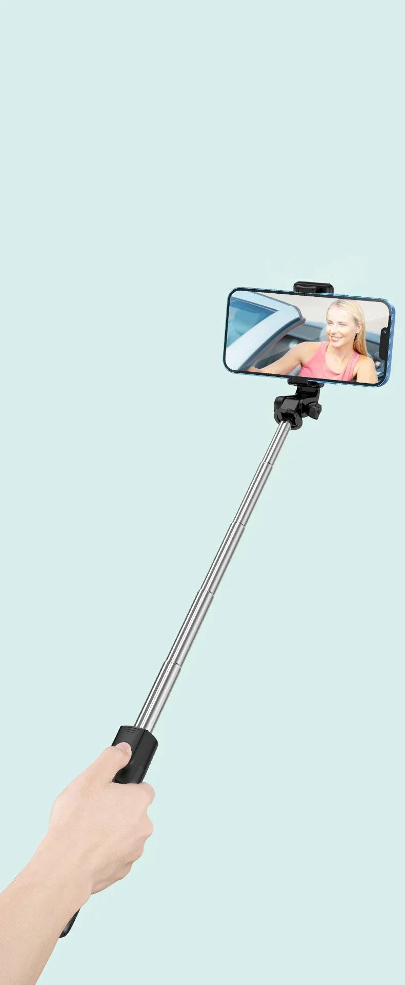 2025 Selfie Stick Telescopic Travel Handheld Tripod Portable Phone Stand [700mm] Bluetooth Remote Extendable Phone Tripod