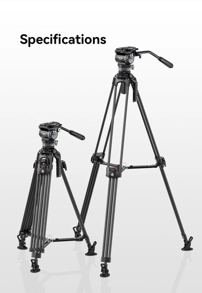Ulanzi Video Fast Heavy Duty Carbon Fiber/Aluminum Tripod 10KG Load Capacity for Outdoor Photograph Professional Camera Tripod