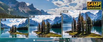 NBD 64MP Digital Cameras for Photography, 16X Optical Zoom Camera with WiFi & App Control, Vlogging Camera with 180°Flipable Scr