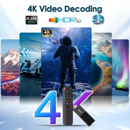 HOT Android TV Stick Smart 4K Home theater TVR3 AllwinnerH313 Netflix YouTube 2.4G/5G WIFI Youtube Player 1GB 8GB Set Top Box