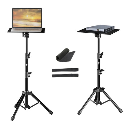 90/125/145cm Tray  Laptop Projector Tripod Stand Tripod Adjustable Height DJ Mixer Standing Desk Outdoor Computer Desk Stand