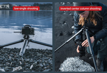 Ulanzi Falcam TreeRoot Quick Lock Travel Tripod M40 High Modulus Carbon Fiber with F38 Pro Quick Release Maximum Height 1552mm