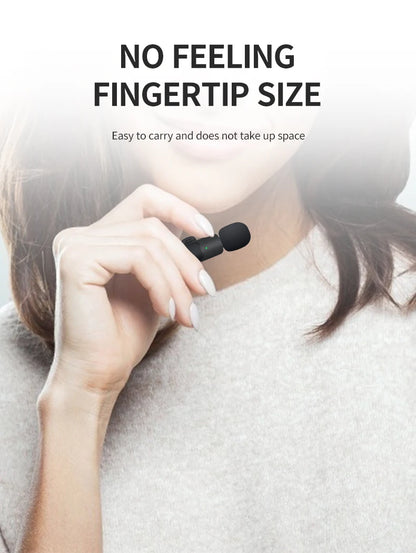 Wireless Microphone Lavalier Microphone for Live Streaming/YouTube/TikTok/Facebook for iPhone16 /Android Microphones