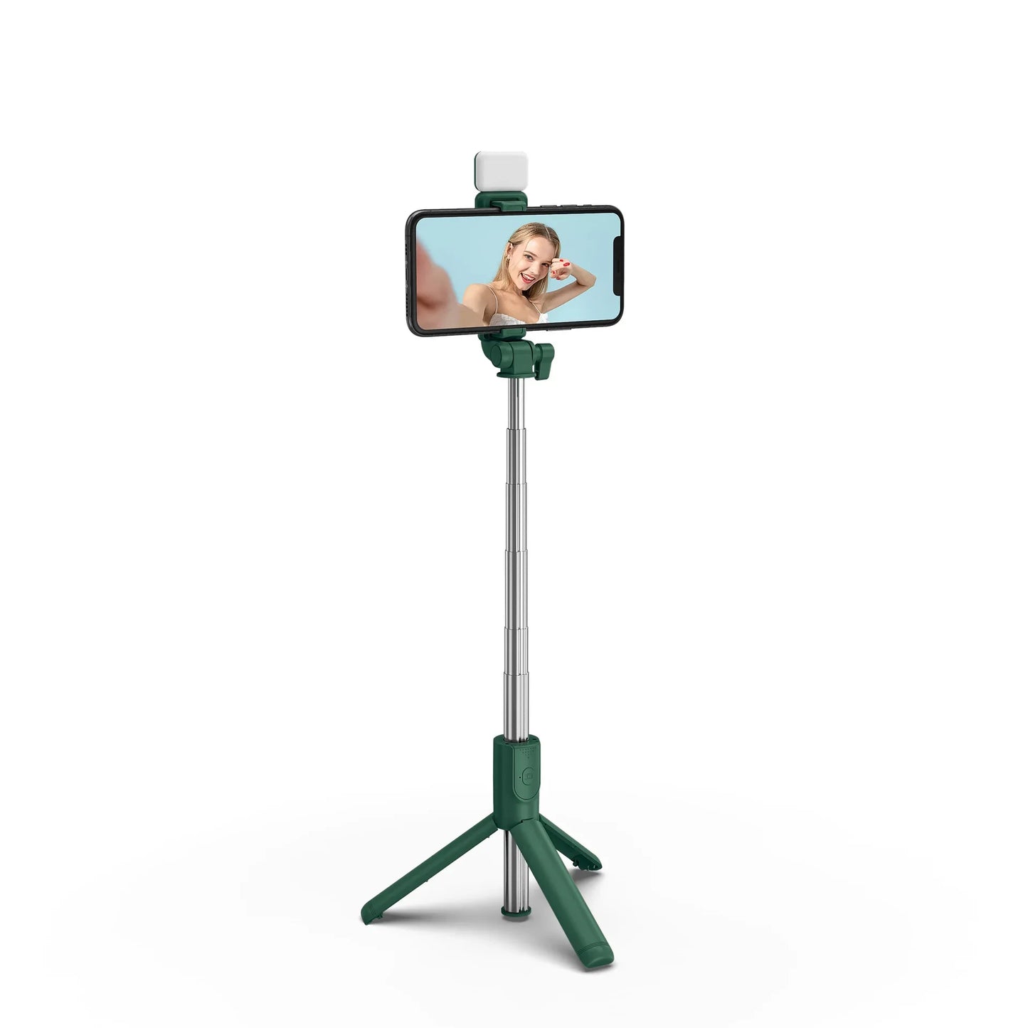 Bluetooth Telescopic Selfie Stick with Tripod - Universal Phone Holder for TikTok/YouTube Live & Photography‌ ‌