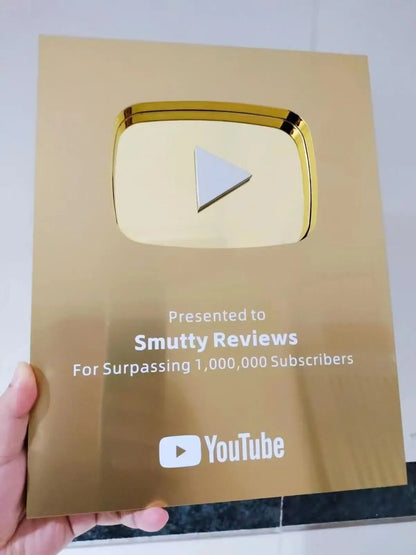 YouTube Play Button Silver Gold YouTube Medal Wall Decoration Internet Celebrity