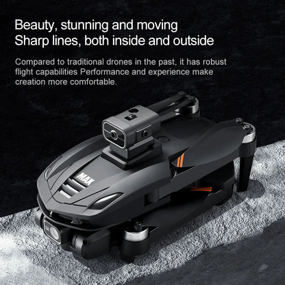 V168 Max Mini Drone Screen Ccontrol 8K HD Dual Cameras Remote 5G WIFI FPV Remote Control Portable Obstacle Avoidance Drone