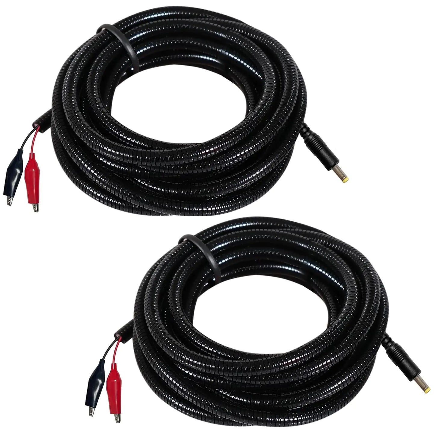 2 Pcs Durable Chew-Resistant Power Cable for Trail Cameras Compatible with Tactacam Reveal X XB SK Wise EyeCovert Cameras Snyper Cameras etc. 4.0x1.7mm DC Plug 79"