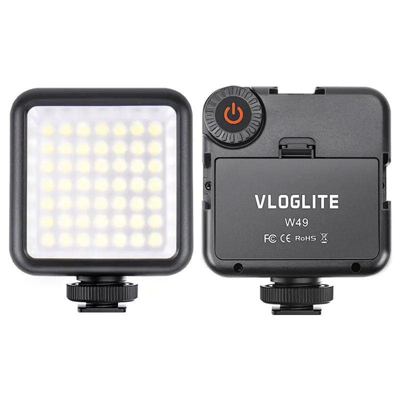 W49 LED Video Light with Phone Clamp for Streaming