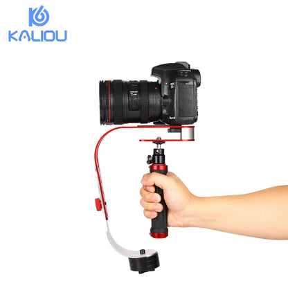 Handheld Stabilizer for DSLR and Smartphone Cameras