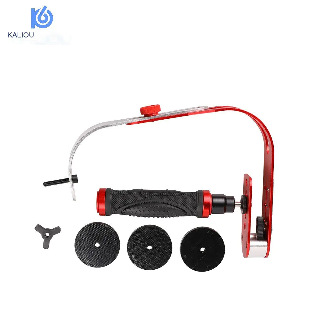 Handheld Stabilizer for DSLR and Smartphone Cameras