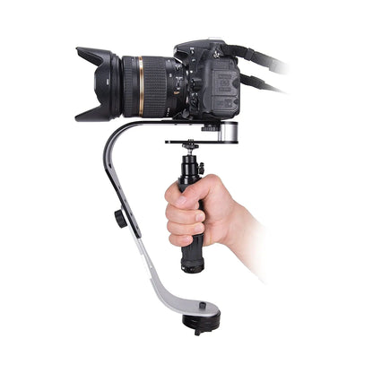 Handheld Stabilizer for DSLR and Smartphone Cameras